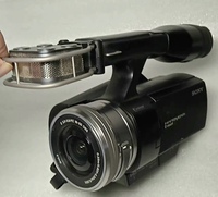 Caméra d'occasion à bas prix, caméra vidéo d'occasion, caméra vidéo numérique Sony NEX-VG10, caméscope