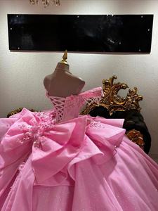 Mumuleo gaun merah muda untuk mode Quinceanera 2026 Sweet16 Mis Quince Xv gaun Vestido De Gala Vestidos De 15 - Product Image 5