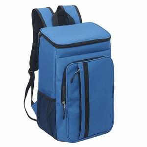 Custom Picnic <b>Cooler</b> <b>Backpack</b> RPET Waterproof 600D Polyester With PEVA Lightweight Insulated & Leak-Proof OEM - Product Image 1