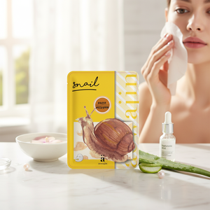 Aewajin Snail Ultra Hydrating Essence Face Mask <b>Sheet</b> with Chemical Ingredients Kbeauty Korean Cosmetic Made in Korea - Product Image 3