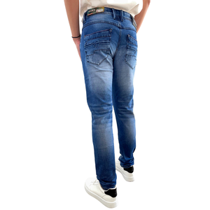 Jeans da Uomo di Alta Qualità, Antivento e Traspiranti, Moda Denim, Pantaloni Personalizzati a Vita Media - Product Image 6