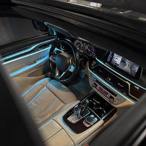 SJC  Lumière LED intérieure pour voiture  pour <span class=keywords><strong>BMW</strong></span> Série 7 G12 2015-<span class=keywords><strong>2022</strong></span>  64 couleurs symphoniques  Bande lumineuse décorative d'ambiance Accessoires - Product Image 2