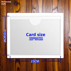 ซองใส่บัตร PVC แบบใส กันน้ำ กันน้ำมัน สำหรับจัดเก็บ - Product Image 6