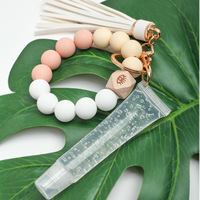 Vente en gros tube de brillant à lèvres cosmétique vide en plastique kawaii tubes de brillant à lèvres avec baguettes avec logo personnalisé brillant à lèvres transparent