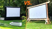 Cinéma gonflable de film d'écran de projecteur extérieur gonflable de grand de publicité