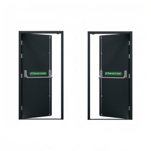 Puertas resistentes al fuego clasificadas hogar habitación moderna Metal salida a prueba de fuego acero - Product Image 1