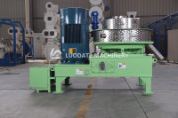 Máquina vertical de pellets de madera de biomasa, molino profesional de anillo, línea de producción de combustible de aserrín de alta eficiencia