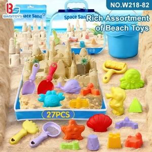 Set di 27 stampi per scavare nella sabbia, giocattolo da spiaggia personalizzato, adatto ai bambini per giocare sulla spiaggia e divertirsi, un giocattolo educativo. - Product Image 2