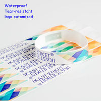 Bracelets Tyvek jetables personnalisés et étanches pour festivals de musique, événements, autres fêtes et décorations