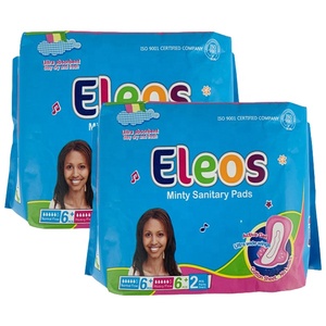 Toalla Sanitaria Ecológica <span class=keywords><strong>100</strong></span>% Biodegradable de <span class=keywords><strong>Algodón</strong></span> Orgánico Transpirable con Alas, Toalla Sanitaria Aniónica Desechable - Product Image 6