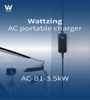 Chargeur EV Gocean 3,5 kW, pistolet de charge EV 8A-16A, indice de protection IP54, certifié CE, neuf, 5 mètres, blanc, garantie 1 an