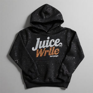 Custom Men's <strong>Juice</strong> <strong>Wrld</strong> <strong>Hoodie</strong> Oversized Glitter Print Sweatshirts Boxy Vintage Style for Youth Hoodies - Product Image 4