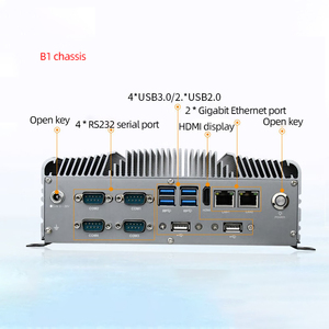 팬리스 산업용 미니 PC 인텔 11세대 I5-1135G7 CPU <span class=keywords><strong>4</strong></span> RS232 DDR4 리눅스 임베디드 산업용 컴퓨터 박스 재고 있음 - Product Image 4