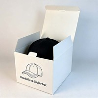 Accessoire de mode, casquette, écharpe, chapeau de cowboy, casquette de baseball, boîte en papier rétro, personnalisation, vente en gros, emballage recyclable bon marché