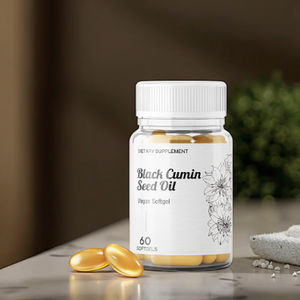 Yichao Gezondheidszorgsupplement Veganistische Volwassenen <span class=keywords><strong>Capsule</strong></span> Supplement Zwarte Zaadolie Veganistische Softgel - Product Image 2