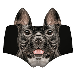 Intimo Femminile all'Ingrosso con Stampe di Animali Cartoon: Gatto, Cane, Maiale, Mutandine a Triangolo per <span class=keywords><strong>Donne</strong></span> - Product Image 1