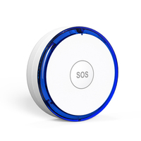 Kerui Alarme personnelle Tuya WIFI SOS Bouton de panique Gadgets de sécurité pour femmes Porte-clés d'alarme d'autodéfense