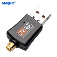 Software de Hardware de ordenador, tarjeta de red inalámbrica USB, adaptador Wifi USB de doble banda 802.11ac 2,4 GHz 5Ghz para ordenador portátil y PC