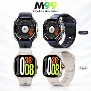 Reloj Inteligente Android M99 con Pantalla AMOLED de 2.4 Pulgadas, GPS, Monitor de Ritmo Cardíaco, Monitor de Sueño, Carga Magnética, Reloj Despertador para Hombres y Mujeres - Product Image 2