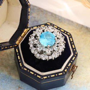 Anillo de Plata de Ley 925 con Circonita Cúbica en Forma de Corazón, Banda de Plata con Gema de Circonita, Regalo de San Valentín para Mujer - Product Image 1