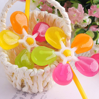 Sucettes tournantes amusantes aux saveurs de fruits variés, jouet interactif pour collation, idéal pour les enfants, personnalisable