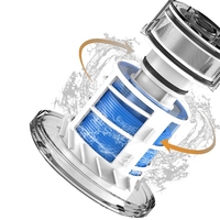 Sistem Pembersih Otomatis Anti-penyumbatan Aliran Tinggi Pra-Filter OEM, Menghilangkan Sedimen, Pra-Filter Air DN20/25 untuk Seluruh Rumah