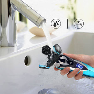 Afeitadora Corporal Rotativa Eléctrica Premium, Impermeable IPX6, Triple Cuchilla, Recargable, Segura <span class=keywords><strong>y</strong></span> Flexible, la <span class=keywords><strong>Mejor</strong></span> <span class=keywords><strong>Recortadora</strong></span> de <span class=keywords><strong>Barba</strong></span> - Product Image 6