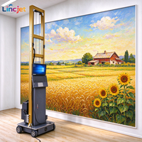 LINCJET LC-A2 Printer UV Dinding untuk Dekorasi Rumah, Mesin Cetak Dinding Digital untuk Seni & Dekorasi Dinding Ruang Tamu