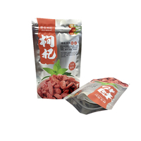 Digitaal bedrukte op maat gemaakte plastic composiet aluminiumfolie zak voor gedroogd fruit en snacks met ritssluiting