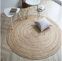 100% tapis rectangulaire de Style Boho bio tissé à la main au Vietnam à partir de roseau de jacinthe de plante d'eau pour salon chambre Table basse