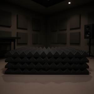 Panneaux de mousse acoustique 48 x 24 x 2 pouces, absorption acoustique, utilisation pour les murs et plafonds de studio - Product Image 2