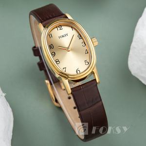 Bellissimi Orologi da Polso Ovali da <span class=keywords><strong>Donna</strong></span> <span class=keywords><strong>e</strong></span> Ragazza Semplici <span class=keywords><strong>Argento</strong></span> <span class=keywords><strong>e</strong></span> <span class=keywords><strong>Oro</strong></span> Impermeabili al Quarzo Minimalisti Vintage Personalizzati - Product Image 5