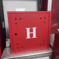 Armoire pour enrouleur de tuyau d'incendie SANHUI OEM/ODM, type manuel, en fonte, à porte simple/double, 750mm*750mm, équipement de suppression d'incendie