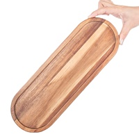 Coiffeuse Porte-évier Réservoir de toilette Plateau organisateur de rangement pour vanité de salle de bain Plateau en bois