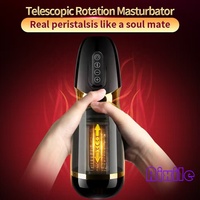 Männlicher Masturbator Sexspielzeug Penis-Trainings-Vibrator mit 10 Vibrationsmodi 5 Stoßmodi Herren-Sexmaschine Taschenmasturbator