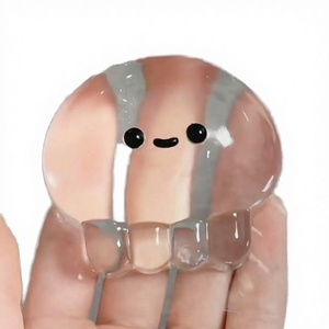 Jouet en silicone transparent en forme de méduse pour bébé, mignon, au design élégant, pour soulager le stress, pour les enfants de 14 ans et plus - Product Image 3