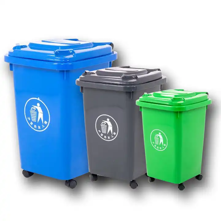 Home And Office Plastic Large Size Dustbin Trash Can Mobile Garbage Can -  Buy Home And Office Plastic Large Size Dustbin Trash Can Mobile Garbage Can  Product on