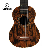 Nouvel Arrivage Style Tendance Ukulélé Acoustique en Ziricote Massif pour Débutants avec Touche en Palissandre Artificiel - Vente Directe Usine