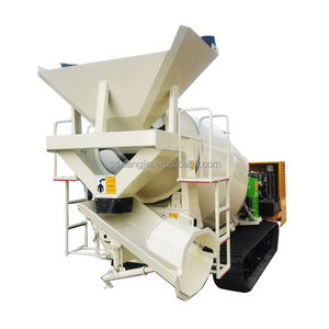 Camión Mezclador de <span class=keywords><strong>Concreto</strong></span> de Orugas <span class=keywords><strong>Premezclado</strong></span> de Alta Eficiencia y Multifuncional con Bomba Mezcladora - Product Image 3