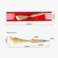 Outil de grattage Gua Sha multifonctionnel en cuivre pur avec pointe de précision, outil de massage des méridiens TCM multifonctionnel pour les soins du corps