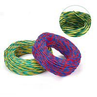 Câble électrique torsadé multicolores en cuivre de 24 AWG, plusieurs tailles