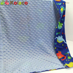 Couverture bébé double couche 102 * 76 cm, douce et confortable, en laine d'agneau, motif amusant, tendance, vente en gros de couvertures bébé - Product Image 5