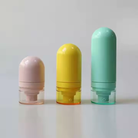 OEM 15ml 30ml 50ml Bouteille de lotion en plastique Bouteille sans air pour huile d'essence Soins de la peau Étanche Vaporisateur de voyage Contenants cosmétiques