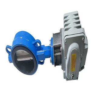Válvula de Mariposa Eléctrica D971X 16Q Tipo Wafer, Cuerpo de Hierro Dúctil para Uso con Agua a Temperatura Normal - Product Image 4