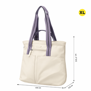 Nouveau design – Sacs fourre-tout pour femmes 17'' – Sacs à bandoulière pour le travail, l'ordinateur, le yoga, la gym – Grands sacs de voyage en polyester avec fermeture éclair pour ordinateur portable - Product Image 3