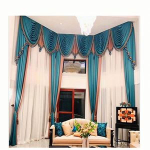 Tende Oscuranti Spesse Personalizzate per Chiesa, Decorazione Palcoscenico, Sfondo Matrimonio, Tende da Teatro in <span class=keywords><strong>Velluto</strong></span> <span class=keywords><strong>Blu</strong></span> - Product Image 4