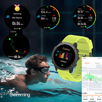 Reloj Inteligente de Pesca Profesional con Ícono de Pronóstico del Tiempo, Resistente al Agua 5 ATM, Acabado Premium Plateado, Proveedor de Alta Calidad