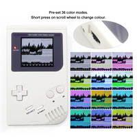 Hispeedido 36 Retro Pixel Color pour DMG GB IPS V5 Pro Kits d'écran LCD Haute luminosité Sans soudure pour console Gameboy