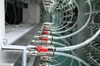 Conteneur de refroidissement liquide LIANLI 240 unités, machine de refroidissement par eau pour conteneurs de 20 pieds, refroidissement liquide à commande à distance