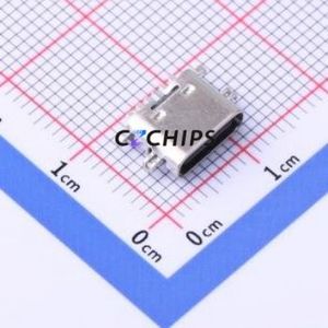 TYPE C-CQ-103PWB USB Connector SMD Connector ( Connector Type: Type-C )( Gender: Female )( Mounting Type: Sink Board ) - Product Image 1